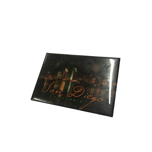 Other - San Diego California Night Skyline Souvenir Refrigerator Magnet